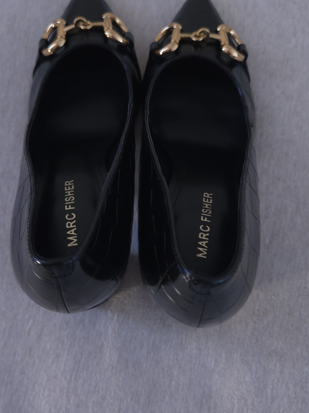Marc Fisher Gruff Bit High Block Heel Pumps - Picture 9 of 9